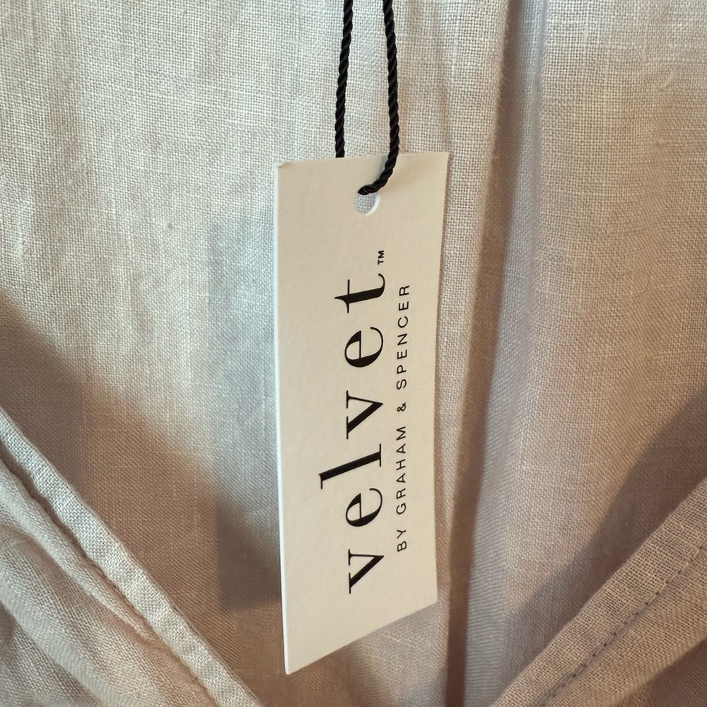 Velvet by Graham & Spencer Light Taupe Jumpsuit - Picture 4 of 5